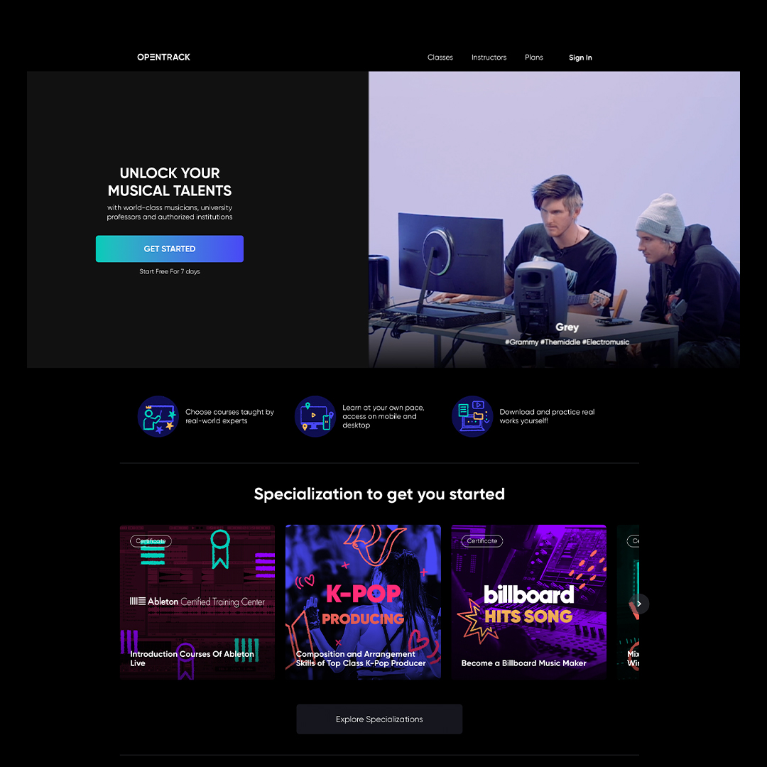 Open Track 백엔드 구축